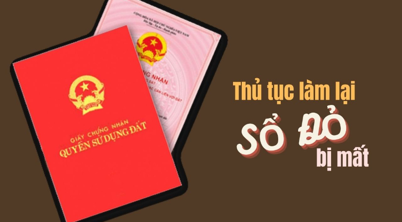 Thủ tục cấp lại sổ đỏ bị mất